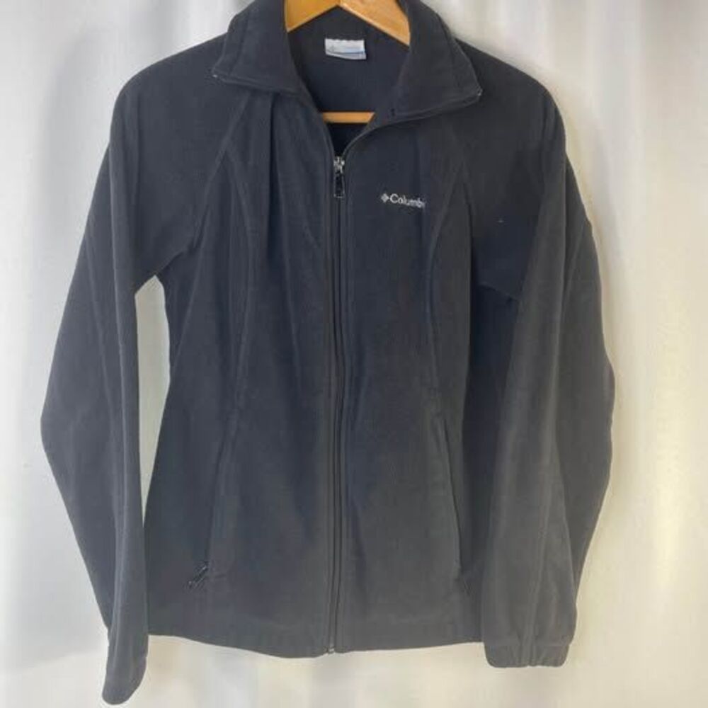 Columbia Black Fleece Full Zip Jacket Women's Small